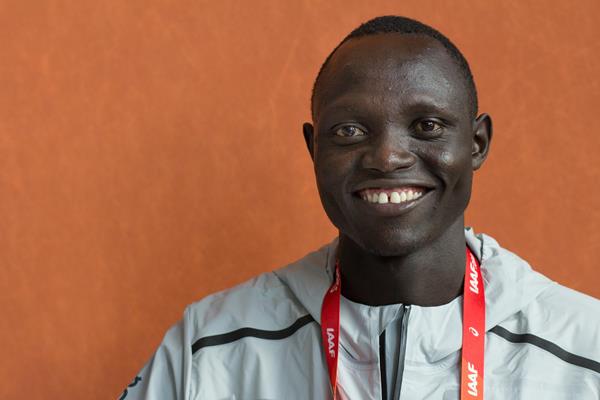 Athlete Refugee Team member Paulo Amotun Lokoro in Valencia (Bob Ramsak)