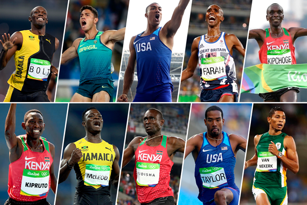 The 2016 World Athlete of the Year men's nominees (Getty Images)