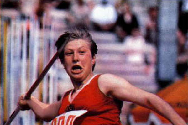 Soviet javelin thrower Saida Gunba (IOC)