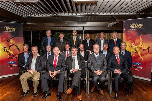 Founding Member Federations of the IAAF at Commemorative Dinner at Fairmont Hotel, Monte-Carlo, 16 July 2012 (Philippe Fitte)