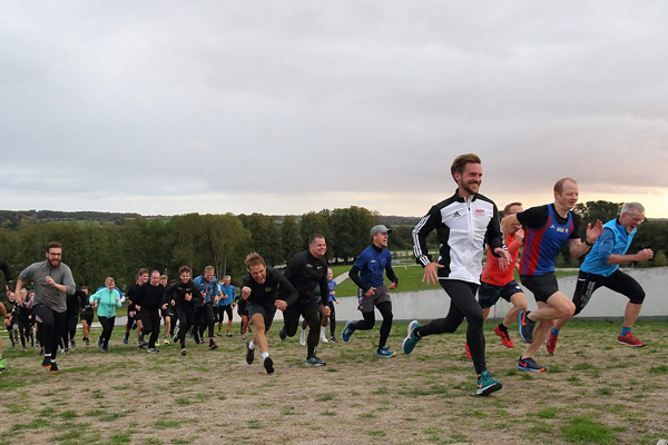 Runners test out the course for the IAAF/Mikkeller World Cross Country Championships Aarhus 2019 (LOC)