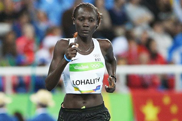 Anjelina Nadai Lohalith in action at the Rio 2016 Olympic Games (AFP / Getty Images)