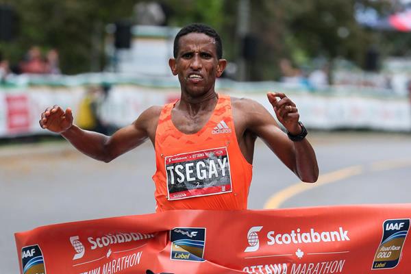 Another Ottawa Marathon victory for Yemane Tsegay (Kevin Morris (organisers))