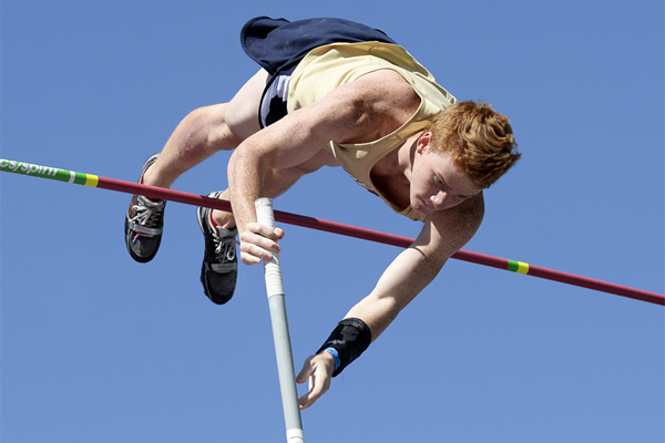 Canadian pole vaulter Shawn Barber (Randy Miyazaki)