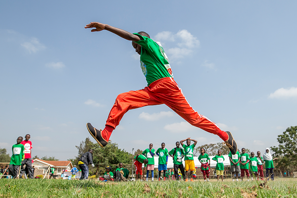 The IAAF Kids Athletics event in Nairobi (Getty Images)