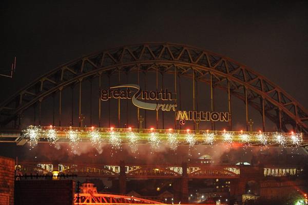 Great North Run Million Opening Ceremony on the banks of the River Tyne, 4 September 2014 (North News and Pictures / organisers)