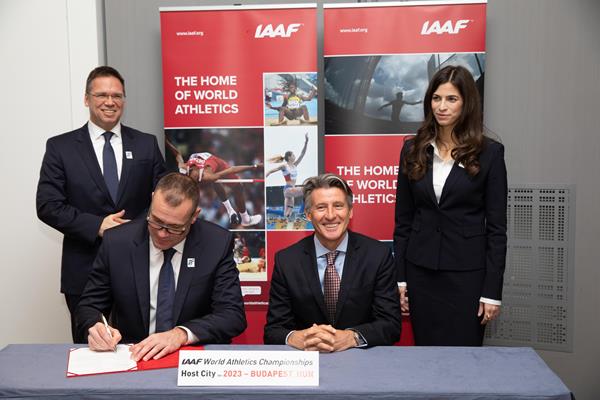 Signing ceremony for the 2023 World Championships (Philippe Fitte)