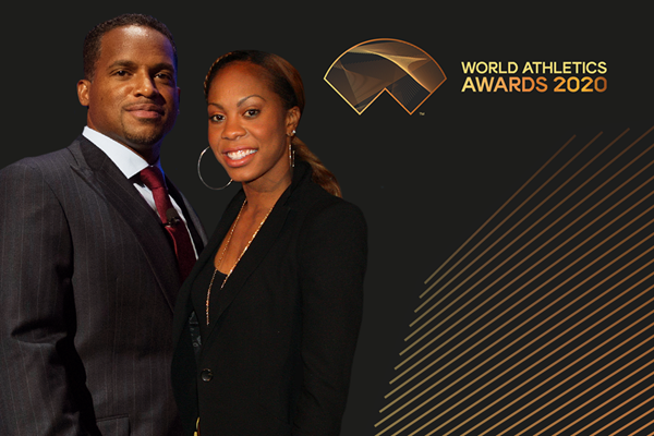 Ato Boldon and Sanya Richards-Ross (Getty Images)