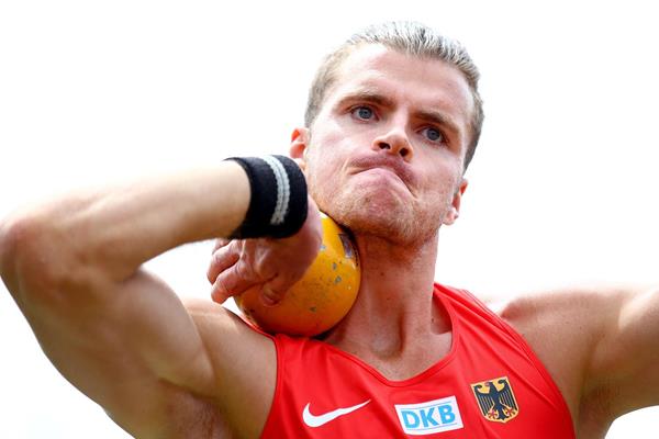 Rico Freimuth in the decathlon shot (Getty Images)