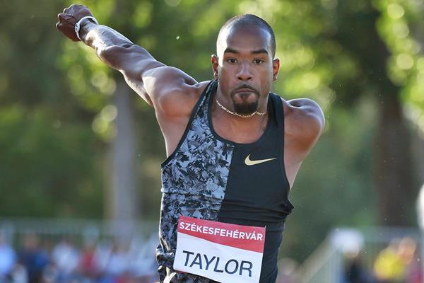 Christian Taylor, winner of the triple jump in Szekesfehervar (AFP / Getty Images)