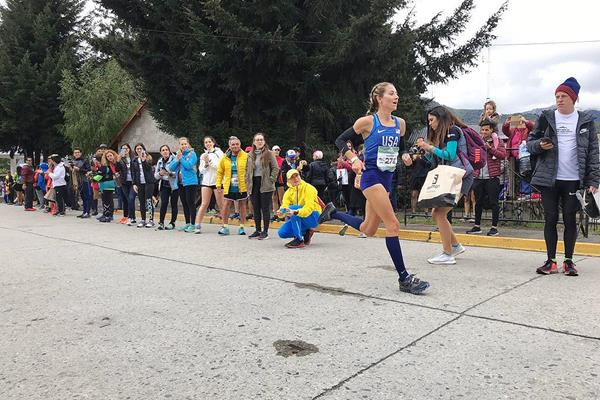 Grayson Murphy on her way to winning the World Mountain Running Championships (WMRA)