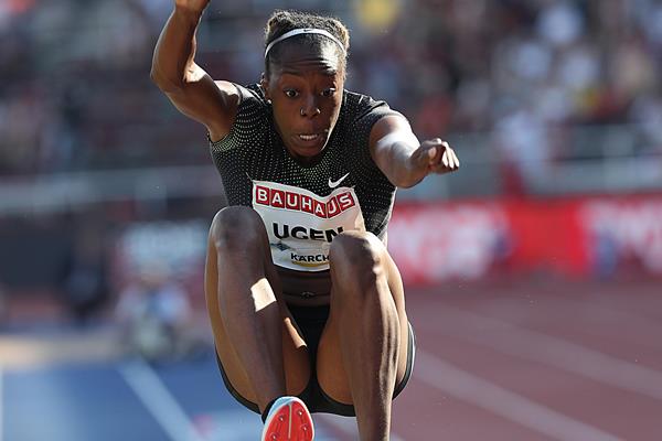 Lorraine Ugen sails to victory in Stockholm (Giancarlo Colombo)