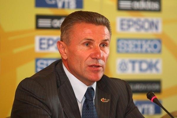 IAAF Senior Vice President Sergey Bubka at the Press Conference ahead of the IAAF/VTB Bank World Athletics Final (Getty Images)