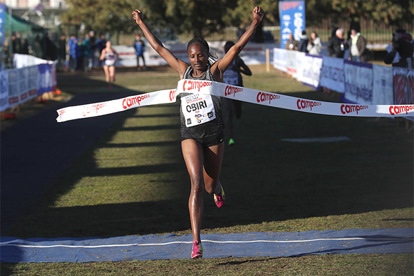 Hellen Obiri wins the Campaccio women's race (Giancarlo Colombo)
