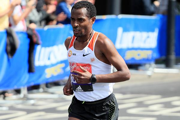 Kenenisa Bekele in action at the London Marathon (Getty Images)