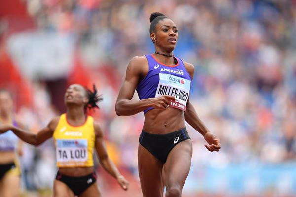 Shaunae Miller-Uibo takes the Continental Cup 200m title in Ostrava (Getty Images)