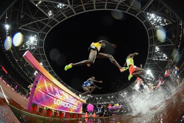 The men's steeplechase final at the IAAF World Championships London 2017 (Getty Images)