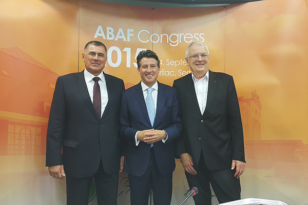 IAAF President Sebastian Coe at the ABAF Congress (IAAF)