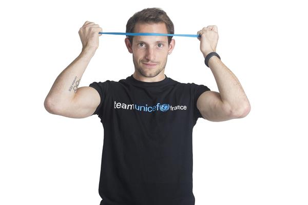 Renaud Lavillenie supporting UNICEF Heroes Day (UNICEF)