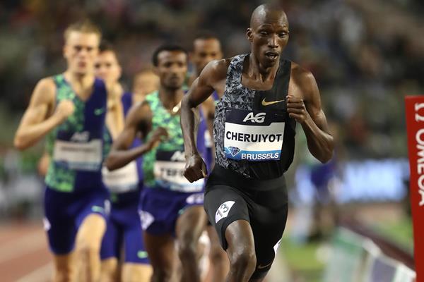 Timothy Cheruiyot in command in Brussels (Giancarlo Colombo)
