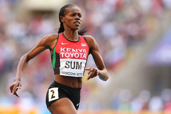 Eunice Sum in the 800m at the IAAF World Championships (Getty Images)