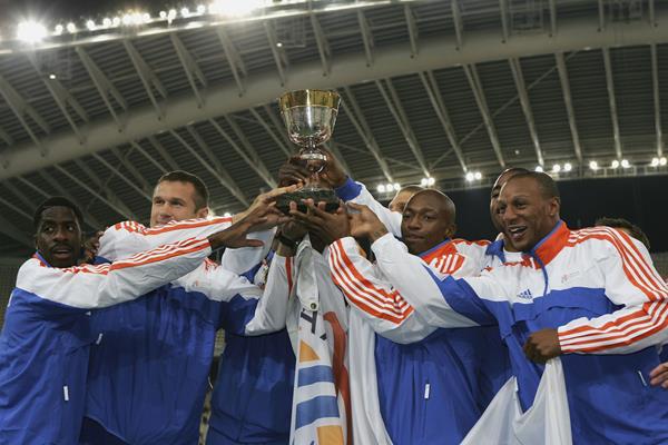 The victorious European team at the 2006 IAAF World Cup (Getty Images)