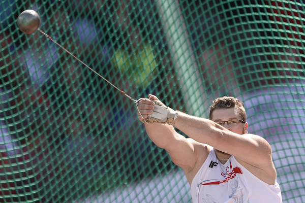 Pawel Fajdek in action in the hammer (Getty Images)