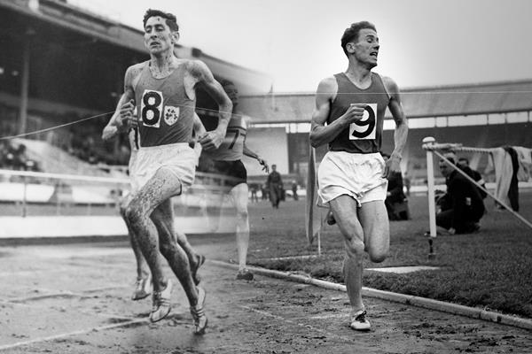 Ron Delany and Laszlo Tabori (Hulton / Associated Press)