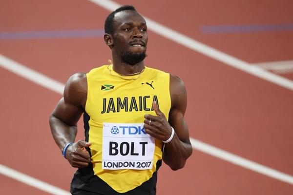 Usain Bolt in the 100m at the IAAF World Championships London 2017 (Getty Images)