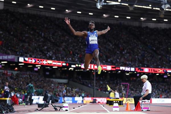 Jarrion Lawson at the IAAF World Championships London 2017 (Getty Images)