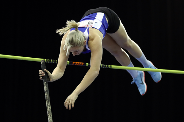 Holly Bradshaw wins the pole vault at the British Indoor Championships (Getty Images)