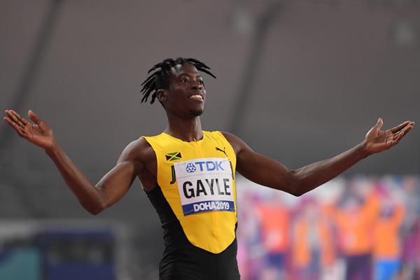 Tajay Gayle at the 2019 World Championships (AFP/Getty Images)