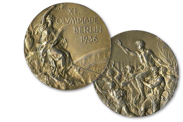 Jesse Owens' Olympic medal from the 1936 Games ()
