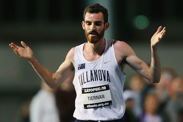 Patrick Tiernan competes at the Zatopek 10k (Getty Images)