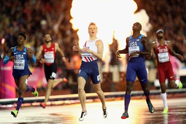 Karsten Warholm winning the 400m hurdles at the IAAF World Championships London 2017 (Getty Images)