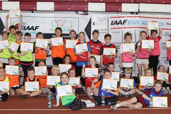 Participants of IAAF/Nestlé Kids’ Athletics competition held in Tallinn (IAAF)