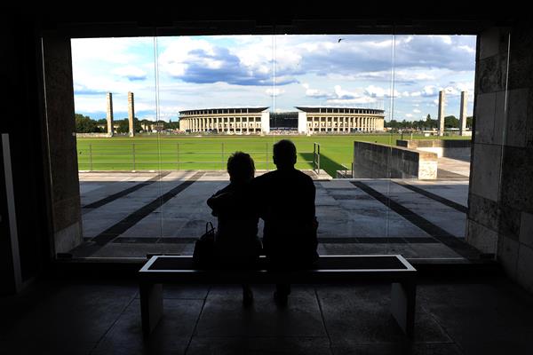Berlin's Olympiastadion from the Olympic park (Getty Images)