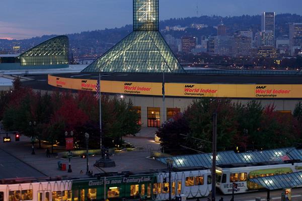 The Oregon Convention Center, venue of the IAAF World Indoor Championships, Portland 2016 (LOC)