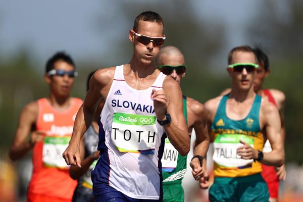Matej Toth in the 50km race walk at the Rio 2016 Olympic Games (Getty Images)