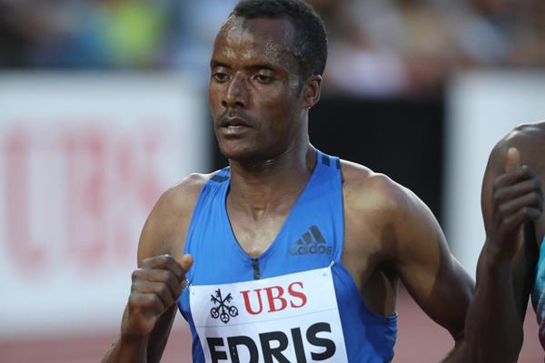 Muktar Edris in the Lausanne 5000m (Giancarlo Colombo)