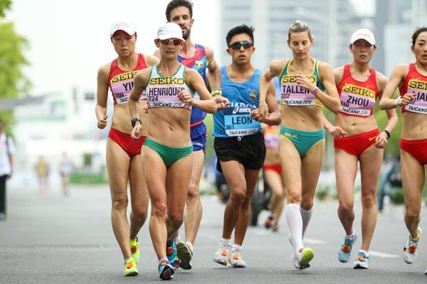 Ines Henriques in the women's 50km race walk at the IAAF World Race Walking Team Championships Taicang 2018 (Getty Images)