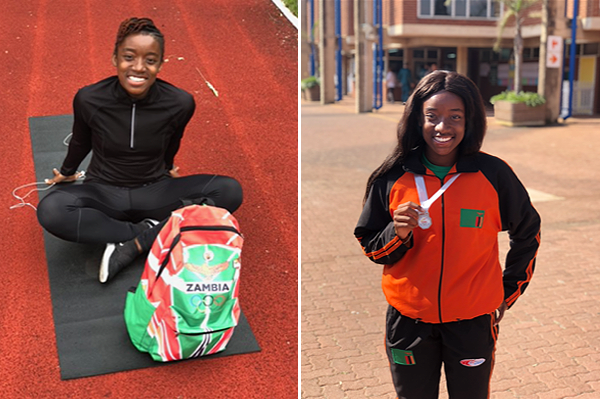 Zambian sprinter Suwilanji Theresa Fotwe Mpondela ()