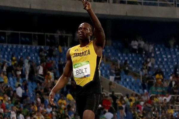 Usain Bolt after winning the 200m at the Rio 2016 Olympic Games (Getty Images)