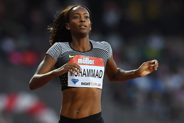 USA's Dalilah Muhammad in action (AFP / Getty Images)