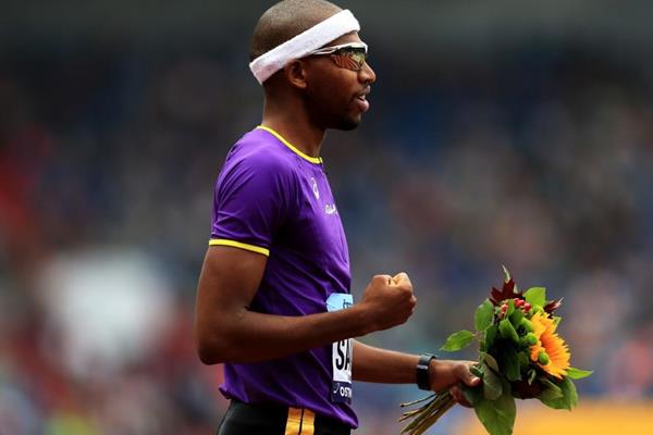 Continental Cup 400m hurdles winner Abderrahman Samba (Getty Images)