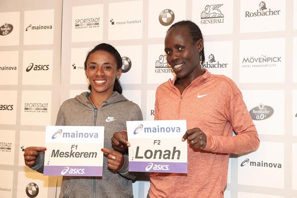 Meskerem Assefa and Lonah Salpeter in Frankfurt (Organisers)