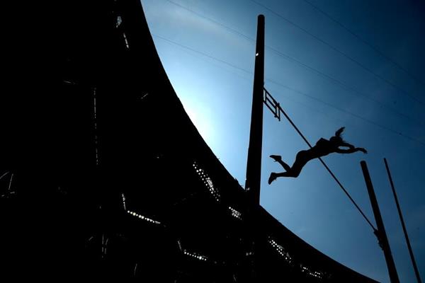 A pole vaulter in action at the IAAF World Championships, Beijing 2015 (Getty Images)