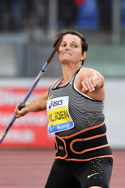 Sunette Viljoen at the 2016 IAAF Diamond League meeting in Rome (Gladys Chai)