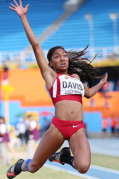 Tara Davis at the IAAF World Youth Championships, Cali 2015 (Getty Images)