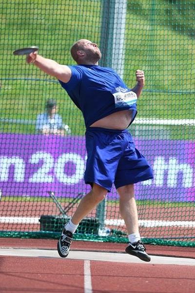 Piotr Malachowski at the 2016 IAAF Diamond League meeting in Birmingham (Jean-Pierre Durand)